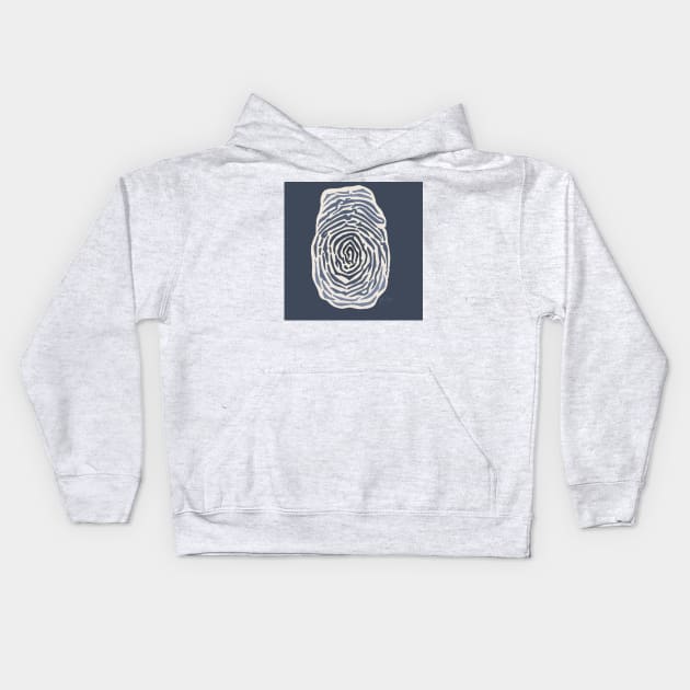 Fingerprint Kids Hoodie by JSnipe